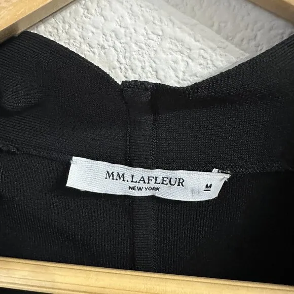 MM Lafleur The Sant Ambroeus Jardigan Black Knit Cardigan Jacket Preppy Medium