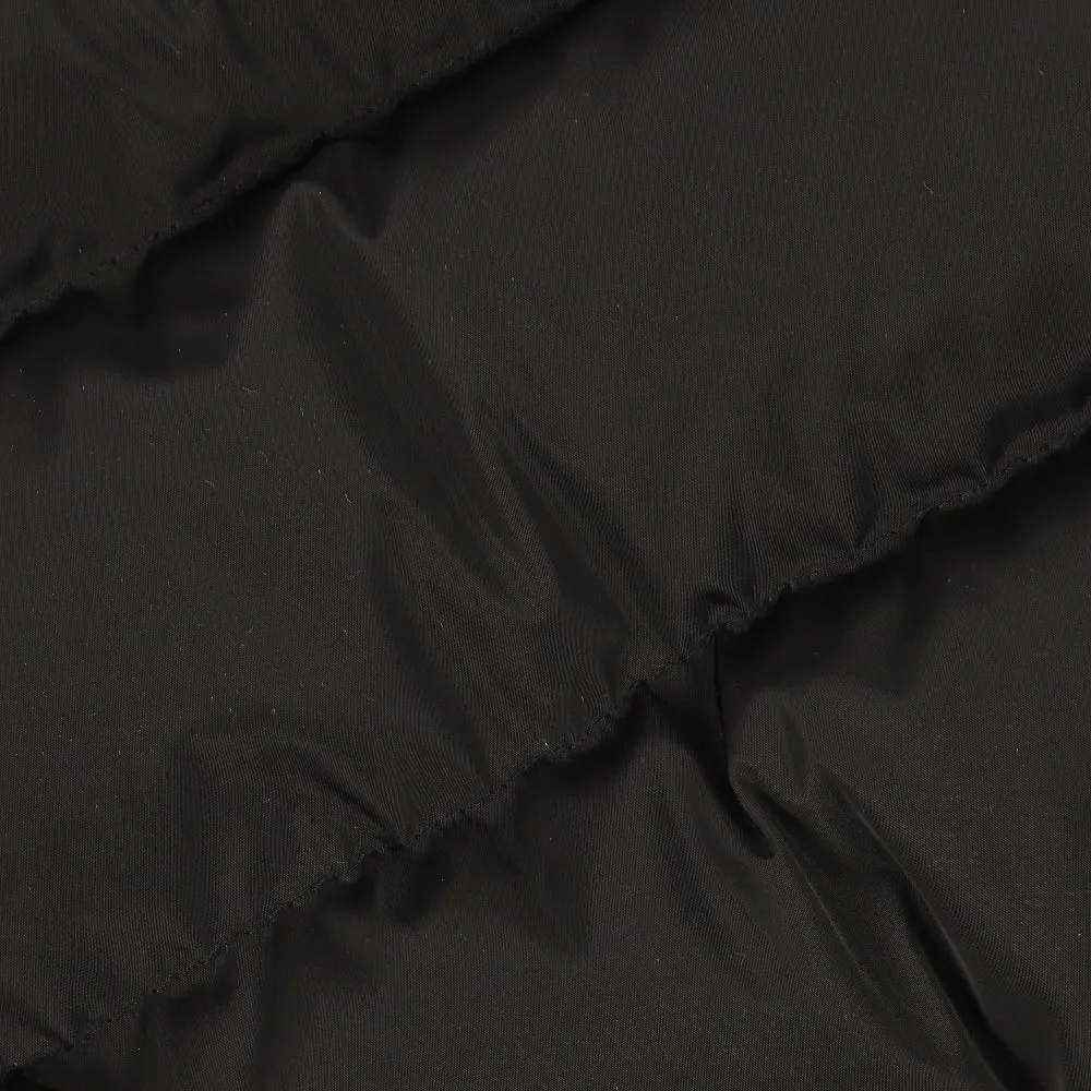 Monday Flow Muffle Goose Down Long Jacket - Black