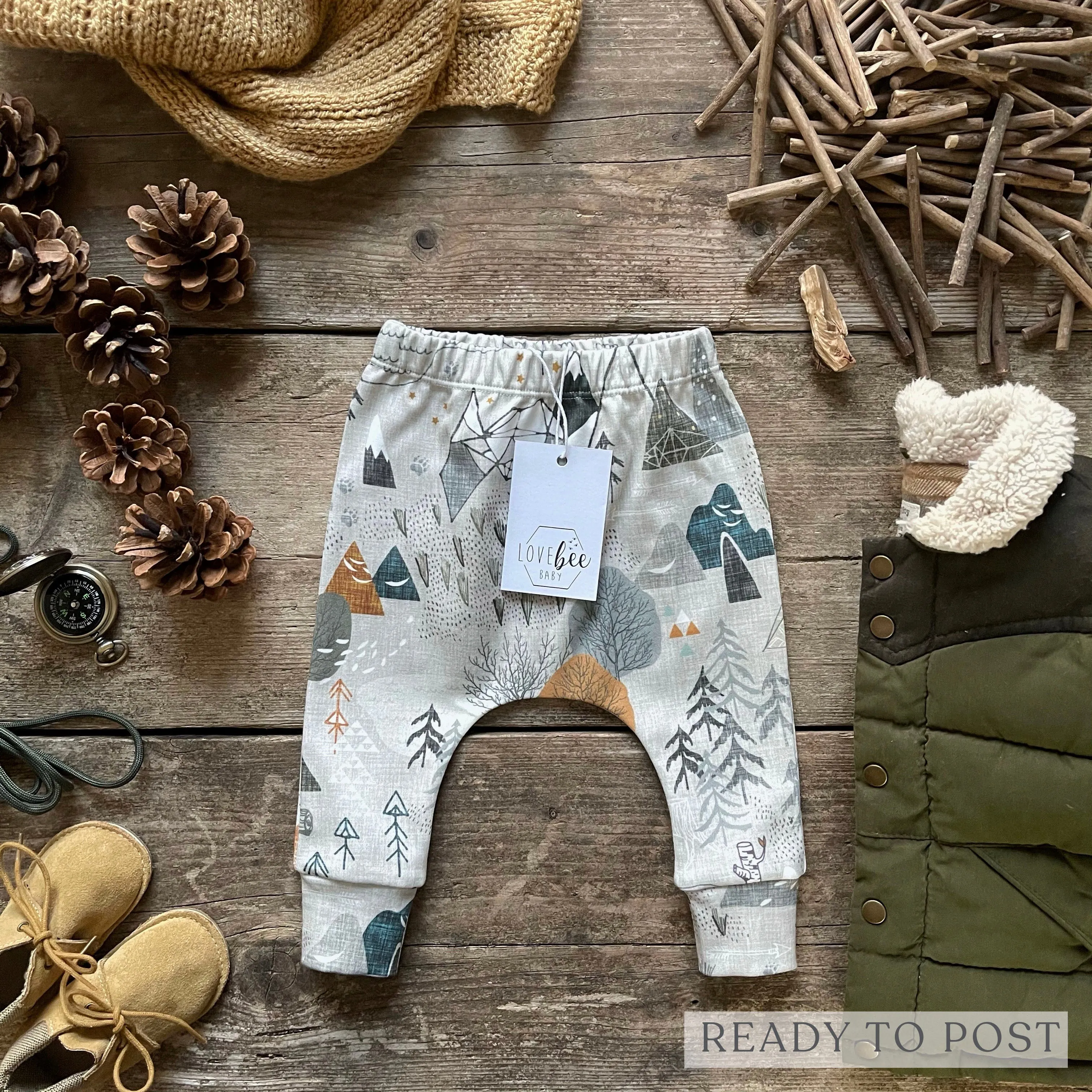 Mountains Harem Leggings | Ready To Post