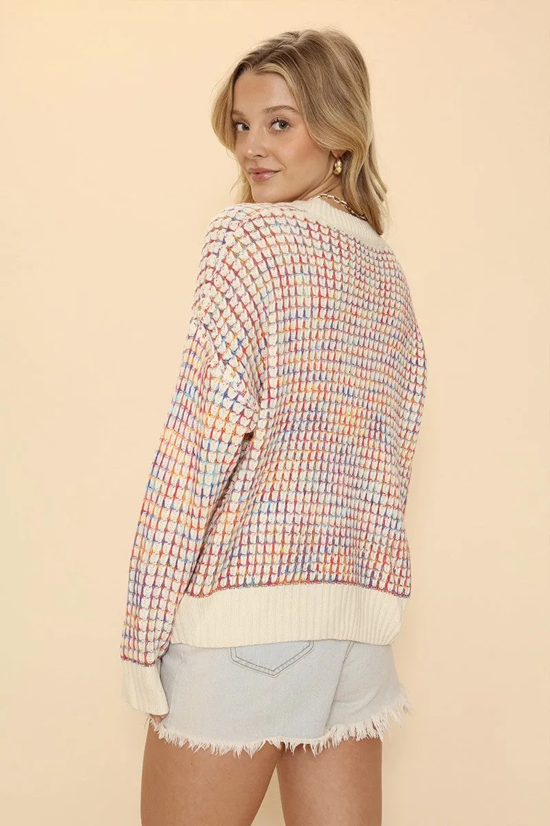 Multicolored cardigan