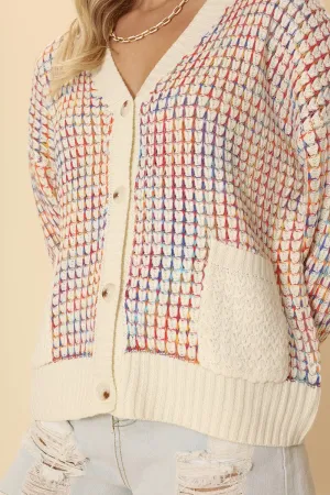 Multicolored cardigan