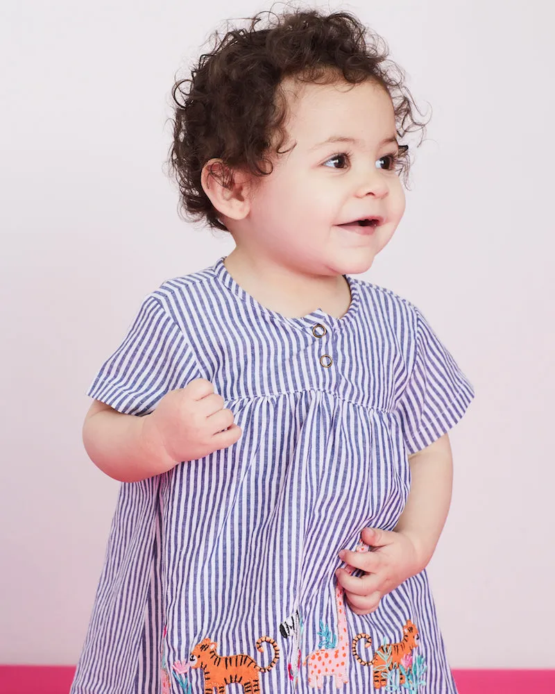 Multicoloured Animal Safari Dress
