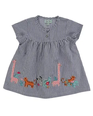 Multicoloured Animal Safari Dress
