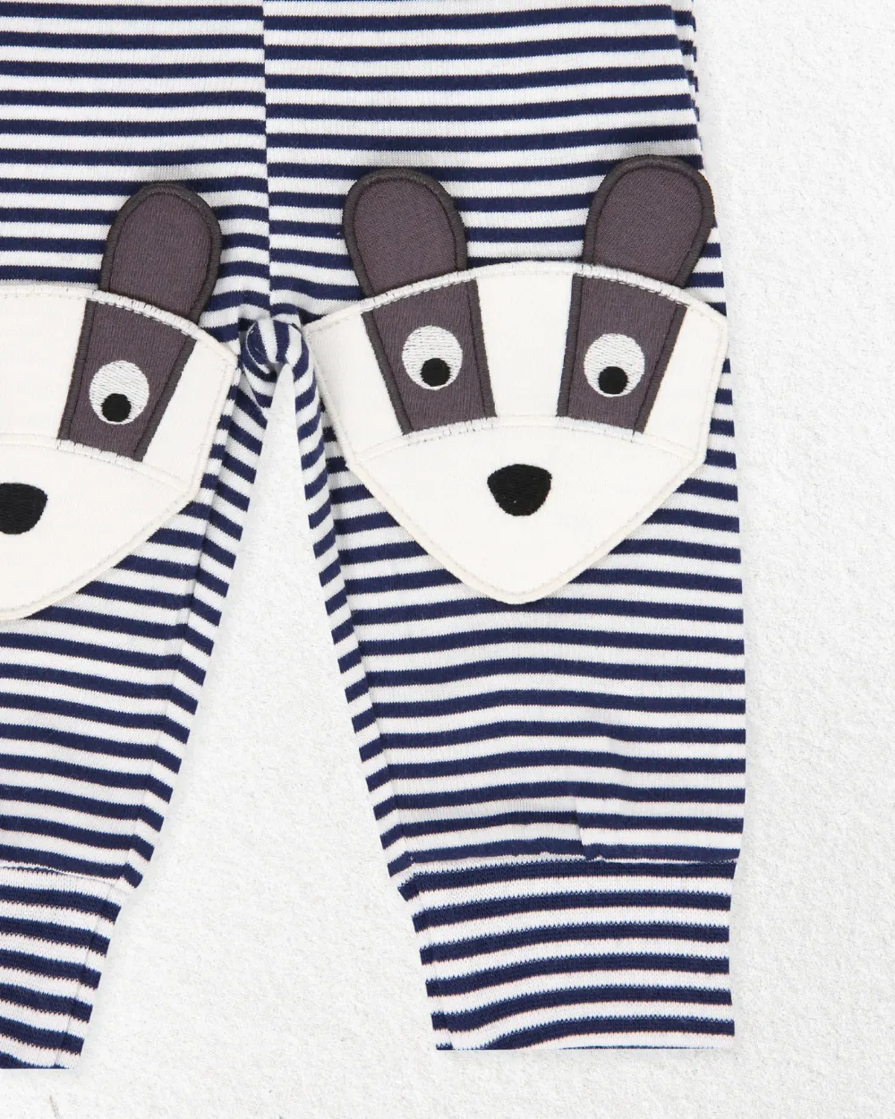 Multicoloured Badger Print Top And Legging Set