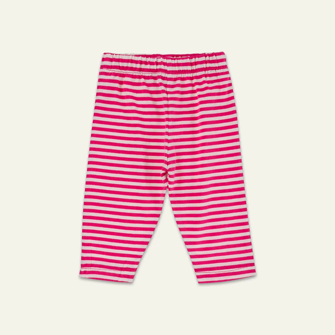 Multicoloured Flamingo Print Dress And Leggings Set