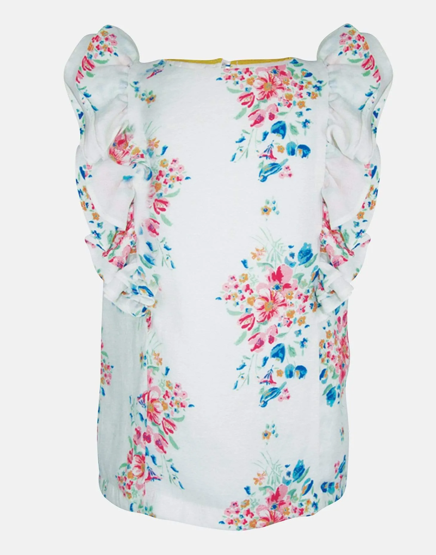 Neave: Floral frill blouse