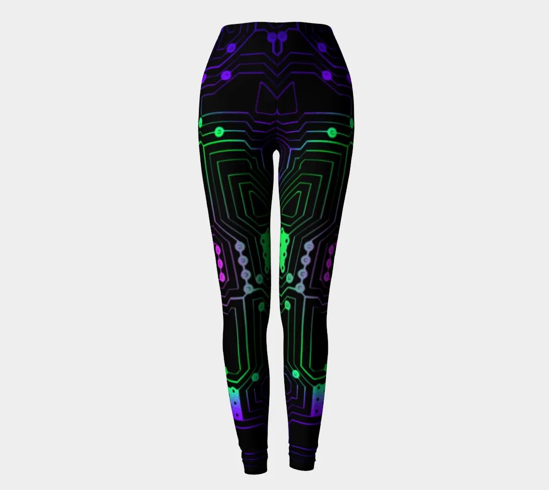 Neo Circuit Board Leggings