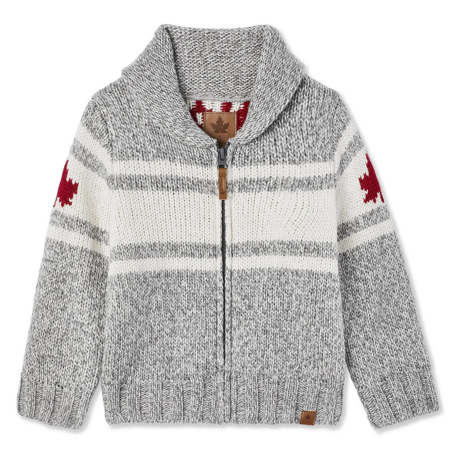 New with tags! Canadiana Toddler Jacquard Knit Ski Cardigan, Sz 3T!