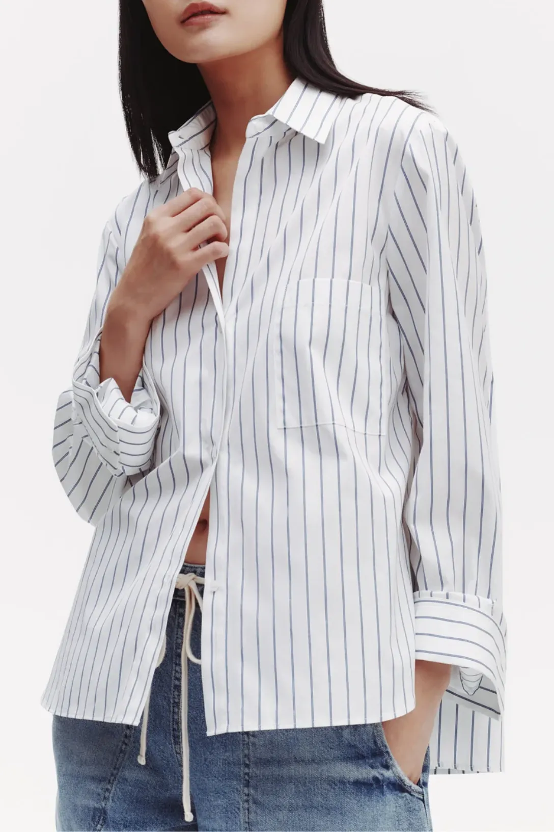 Next Morning Shirt | White / Blue
