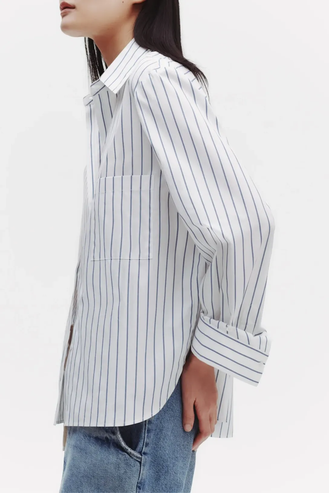 Next Morning Shirt | White / Blue