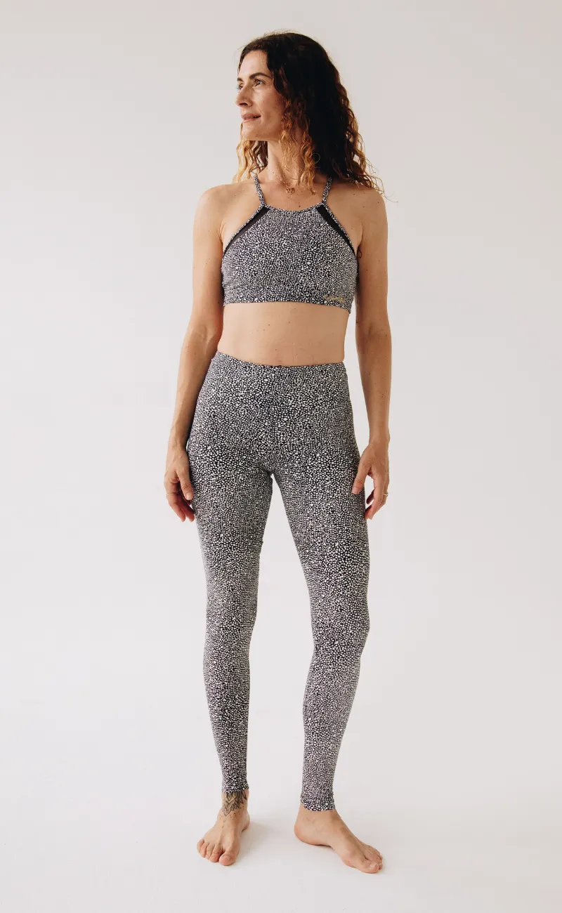 Night Sky Mesh Panel Medium Impact Bra