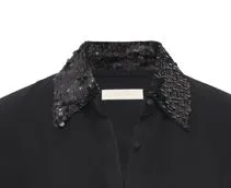 Now 60% OFF -Lexi Sequin Collar Shirt