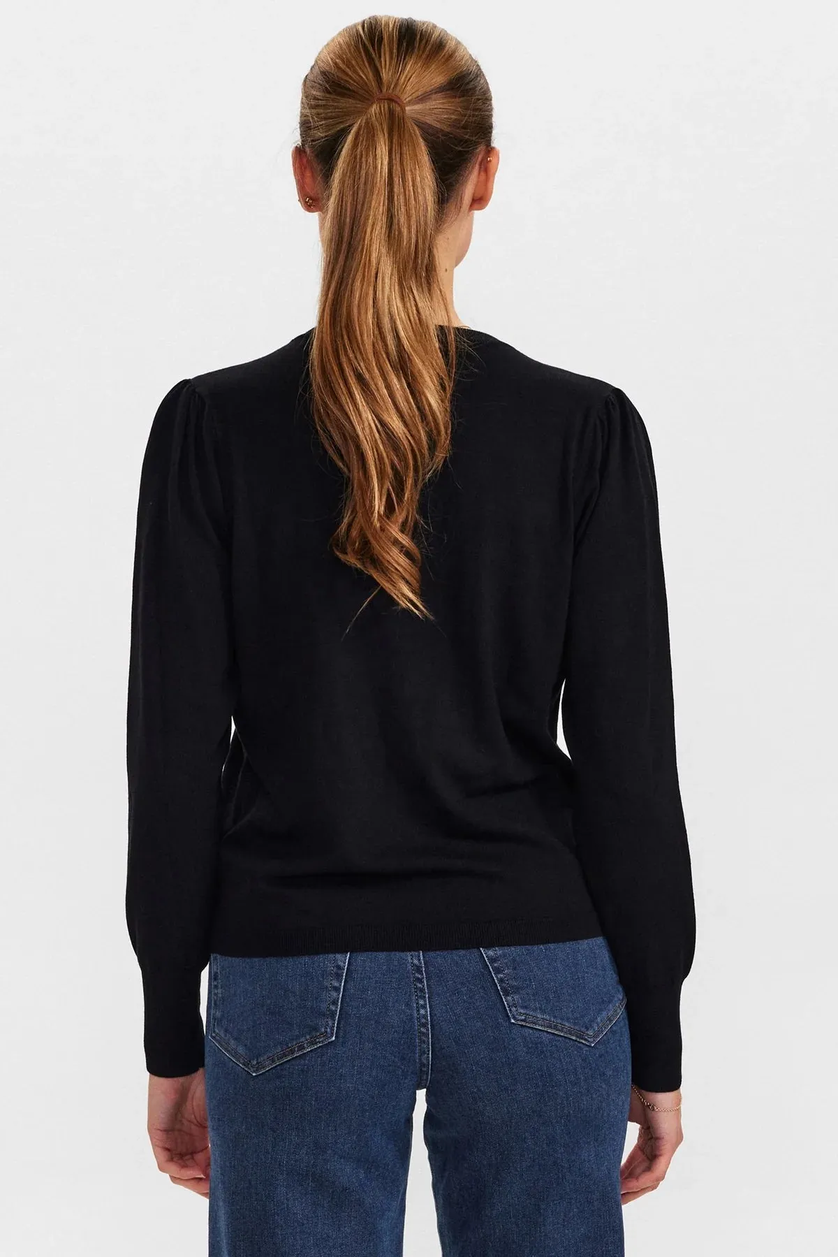 NUBIACIA CARDIGAN - CAVIAR