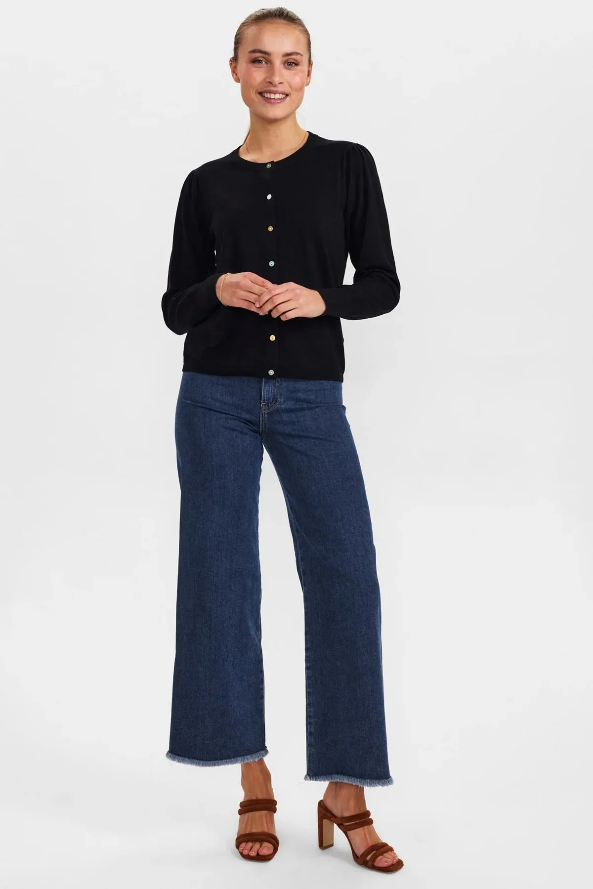 NUBIACIA CARDIGAN - CAVIAR