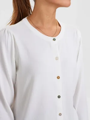 NUBIACIA CARDIGAN - CLOUD DANCER