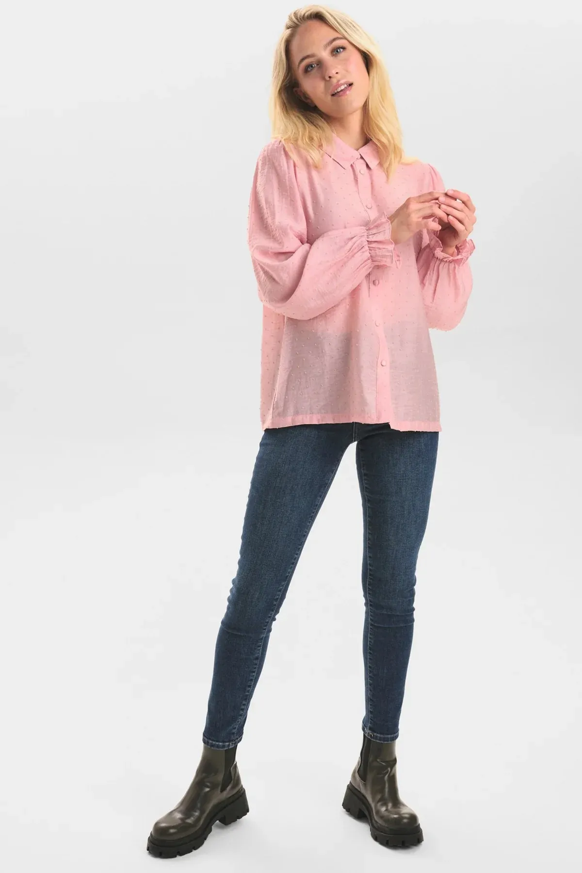 NULIZA SHIRT - MELLOW ROSE