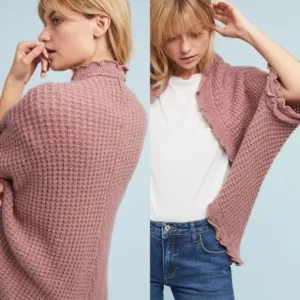 NWT Anthropologie Moth Rocia Ruffled Cardigan