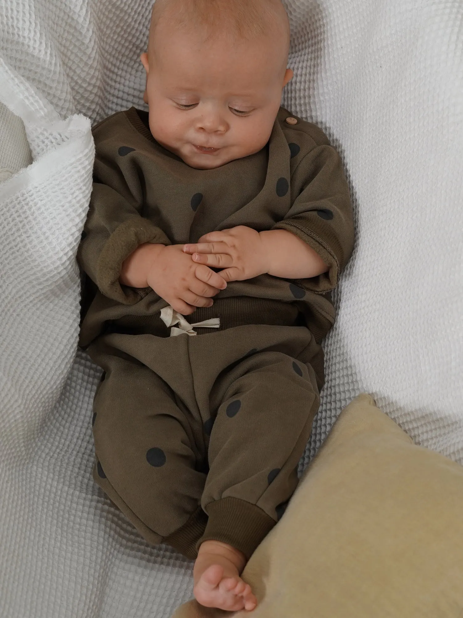 Olive Dots Sweatpants