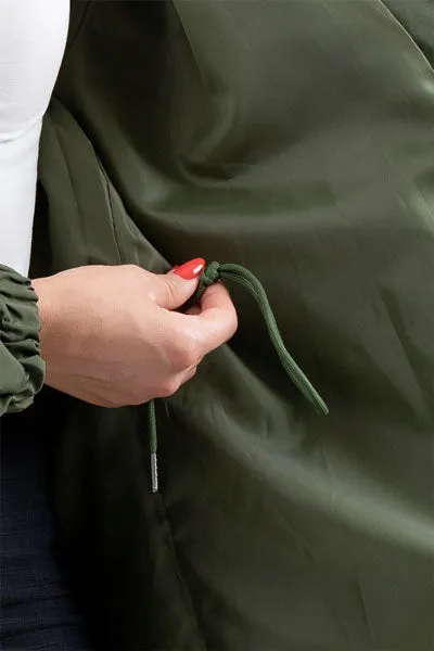 OLIVE GREEN WINDBREAKER