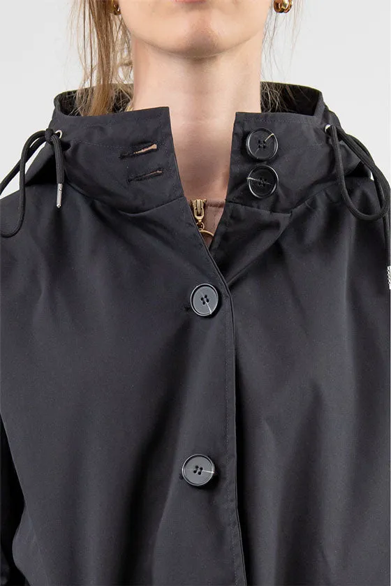ONYX BLACK WINDBREAKER