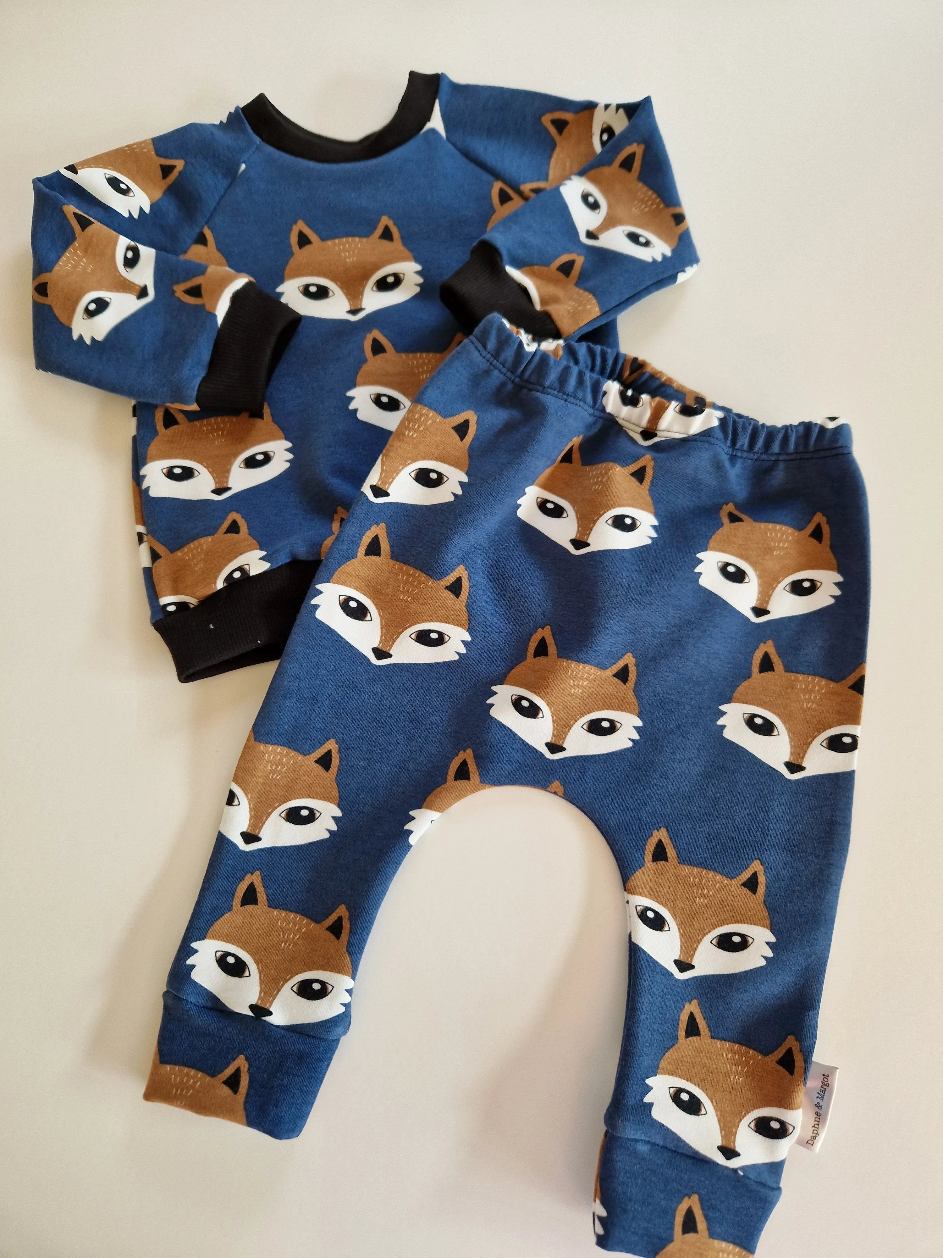 Organic Blue Fox Leggings