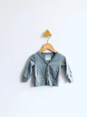 Organic Cotton Grampa Cardigan // 3-6M