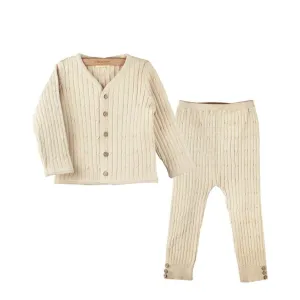 Organic Cotton Newborn Baby Sweater Suit | Sweater Cardigan Sets