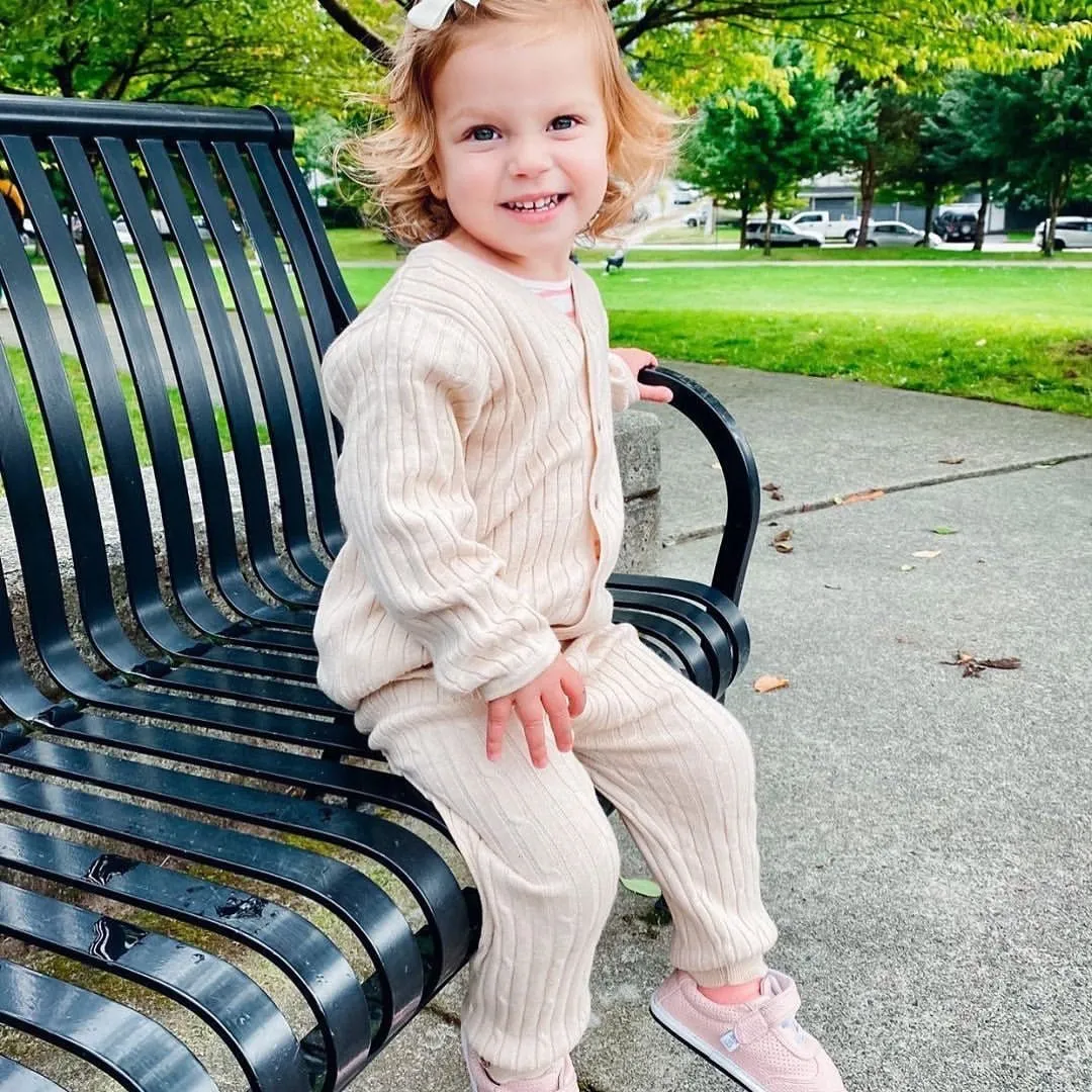 Organic Cotton Newborn Baby Sweater Suit | Sweater Cardigan Sets