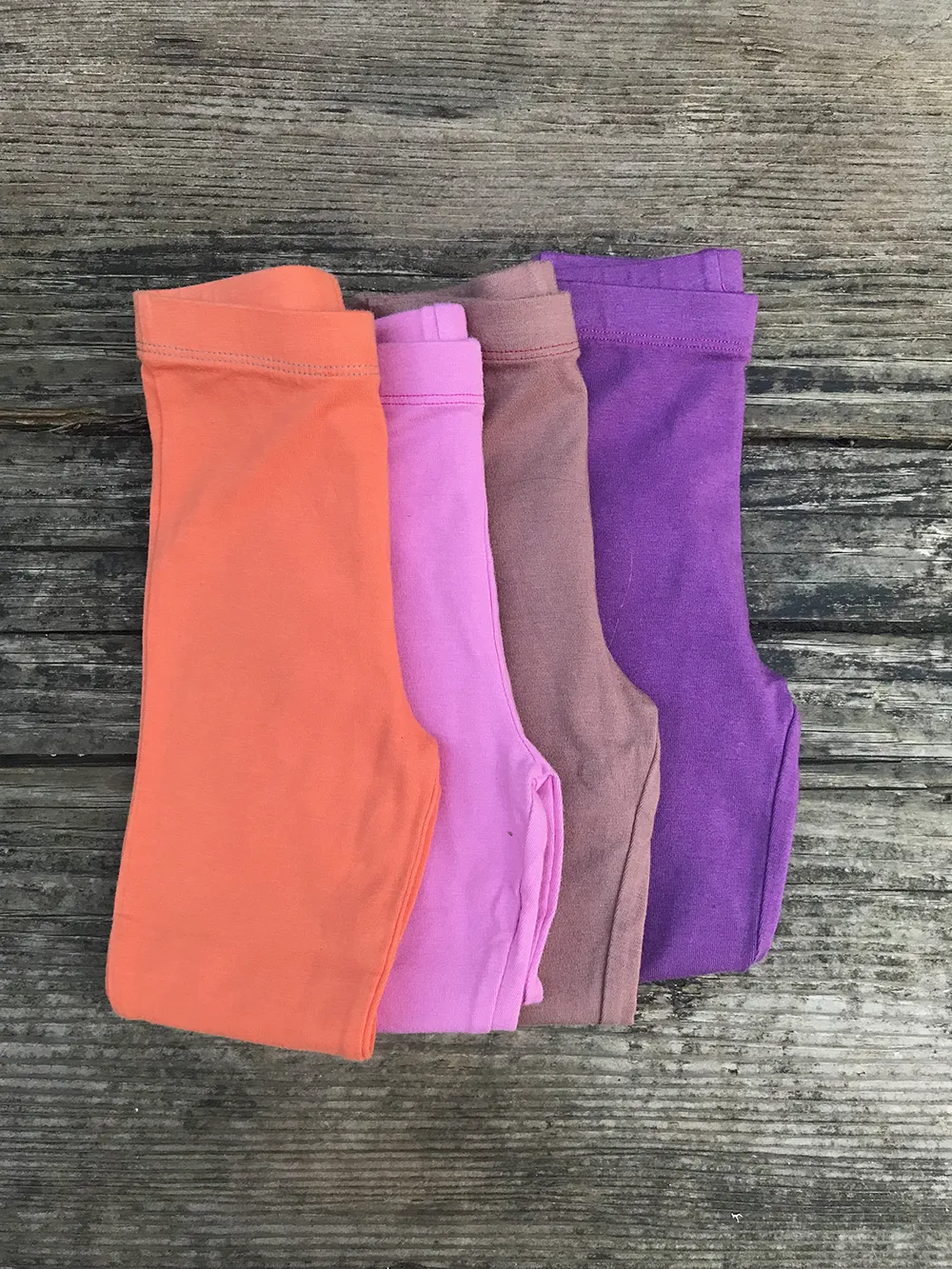 Organic Orange Baby Legging