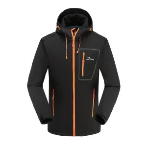 Outdoor jacket men's velvet padded windbreaker men's fashion jacket