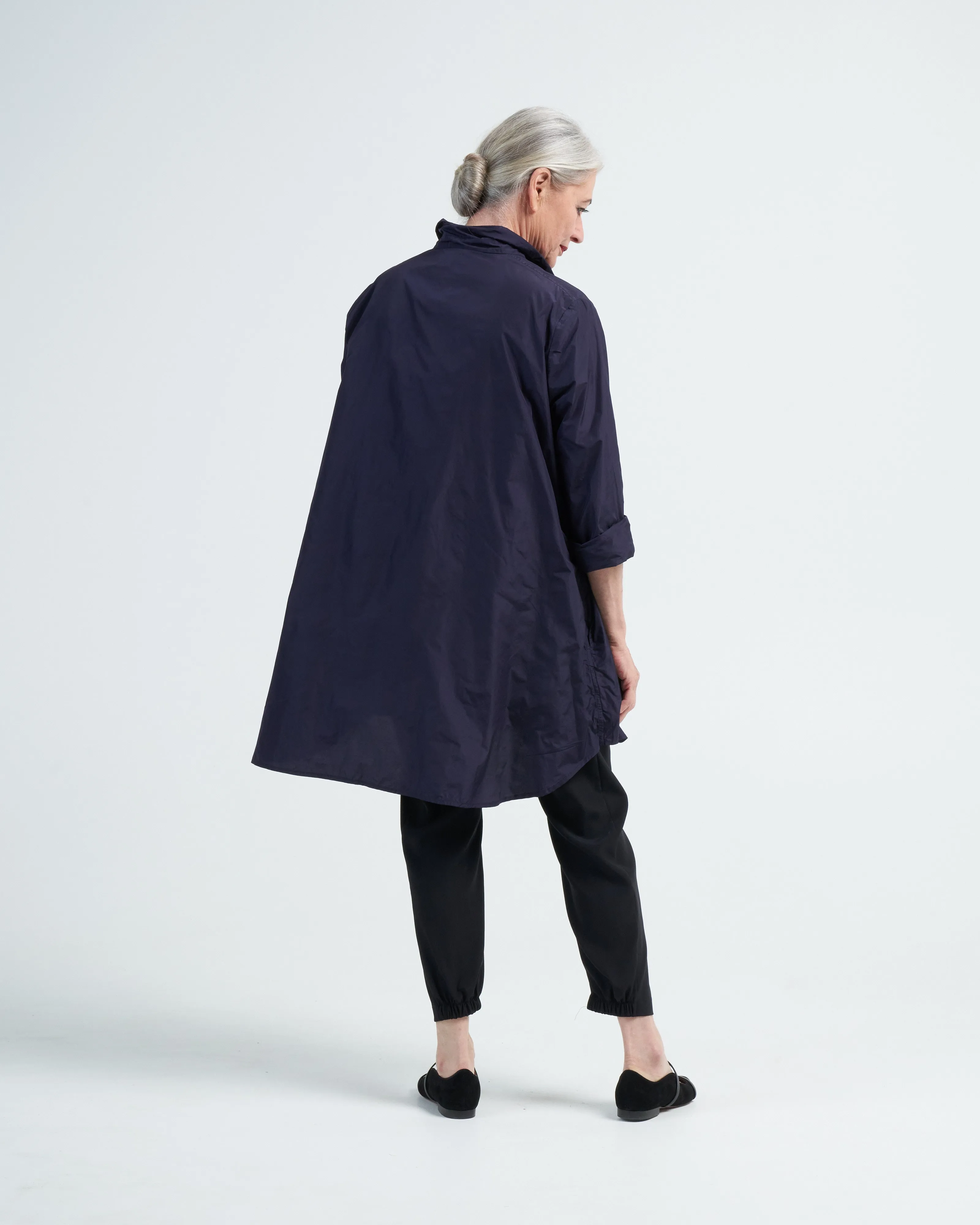 oversize bluse - blackberry