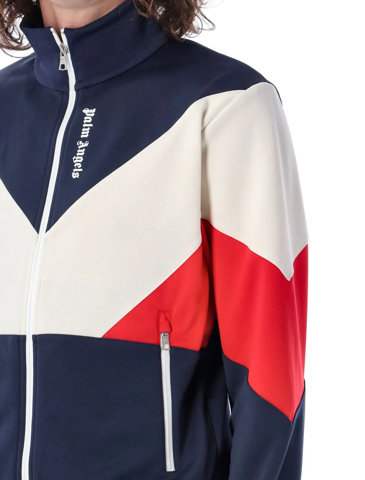 Palm Angels Palm Angels Color-Block Zipped Track Jacket