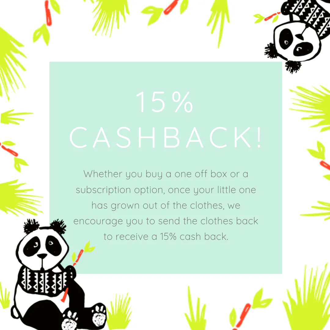 Panda Print Organic Baby Clothes 3 Piece Set | CocoBabyBox