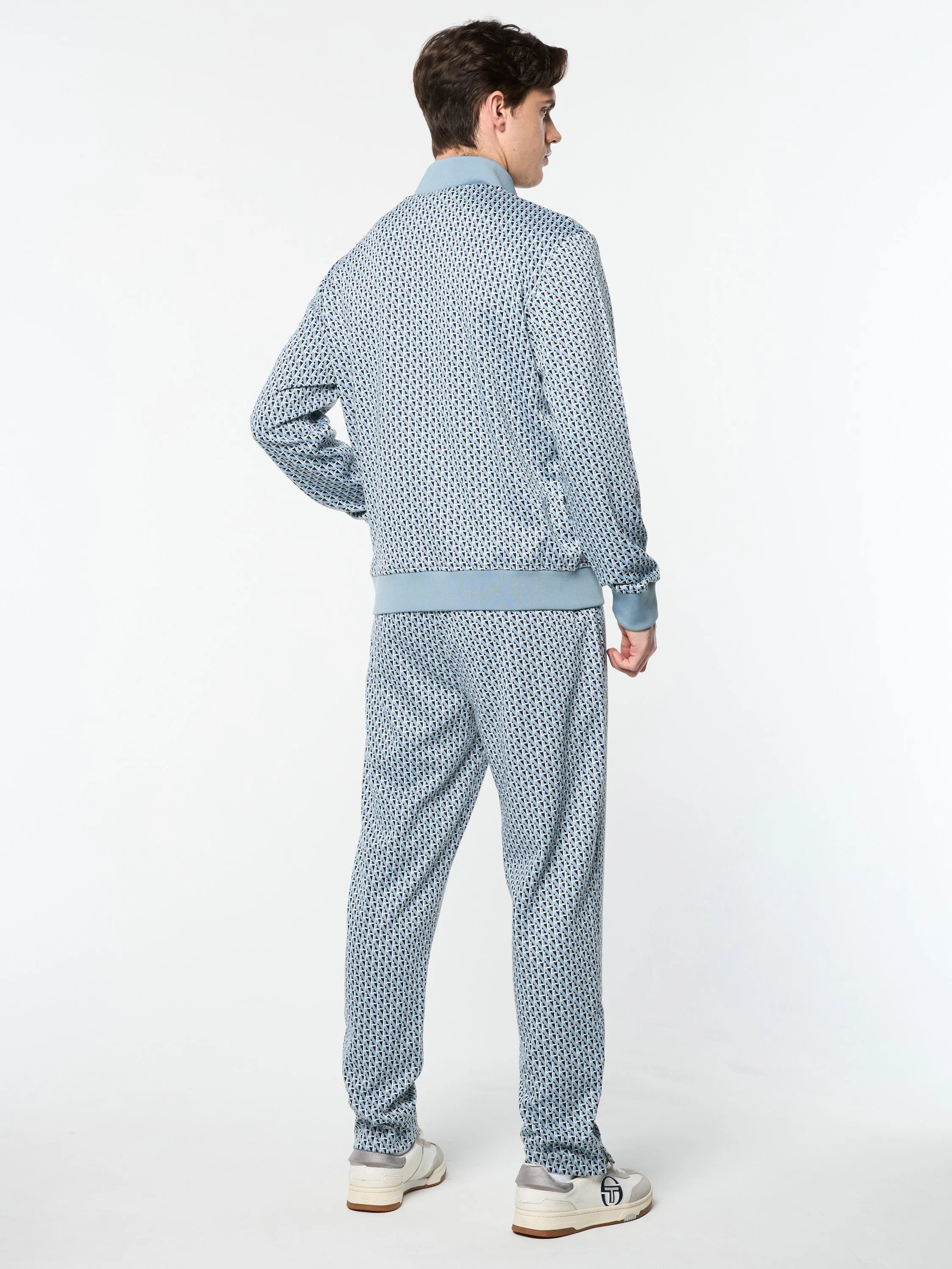 Paolo Knit Track Pant- Faded Denim