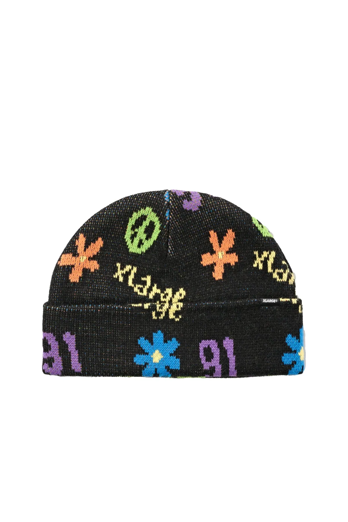 PEACE 91 MID BEANIE - Black