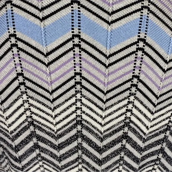 Pendleton Silk Blend Chevron Women’s Multicolor Single Button Cardigan Size L