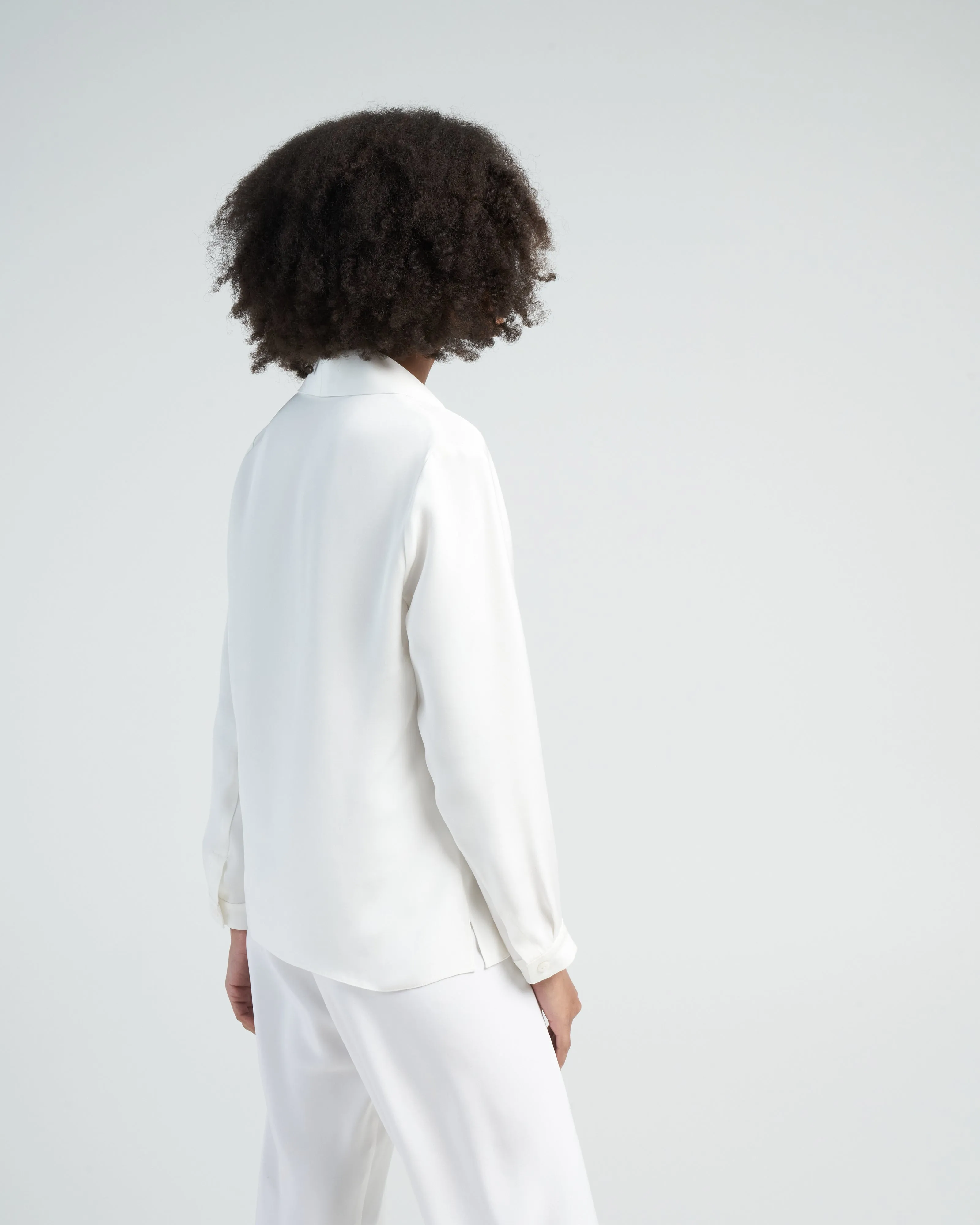 pert blouse - white