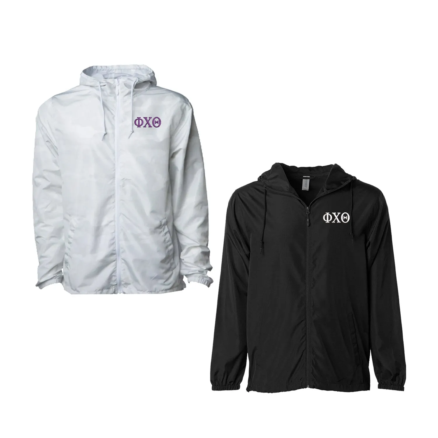 Phi Chi Theta Windbreaker Jacket - Letters