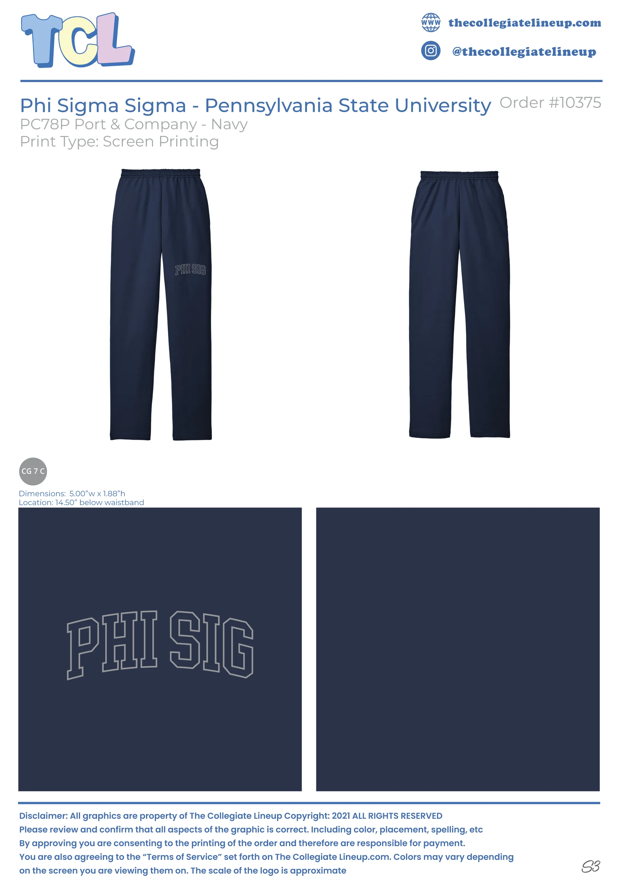 Phi Sigma Sigma Pennsylvania State University #10375