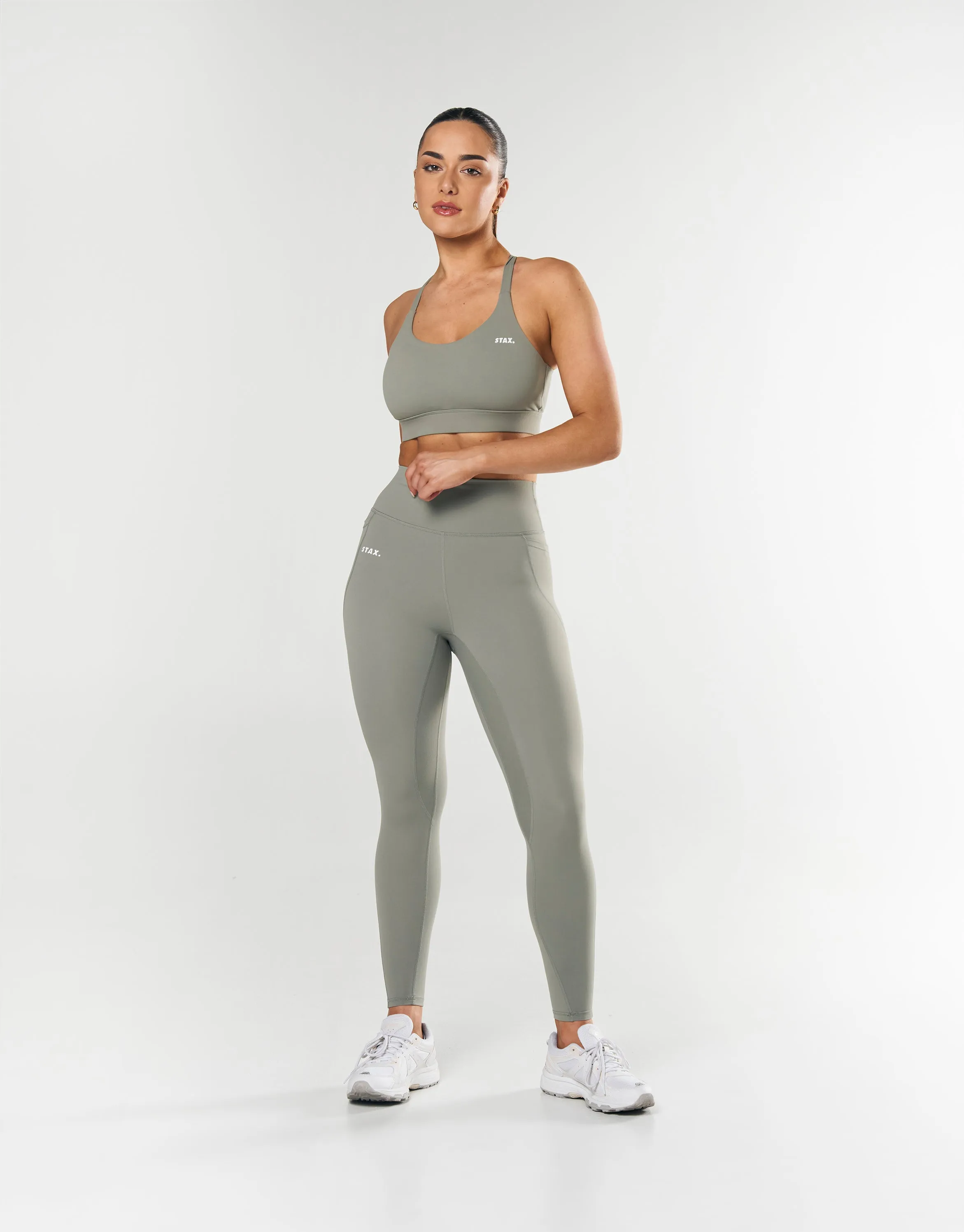 Phone Pocket Full Length Tights NANDEX ™ - Sage