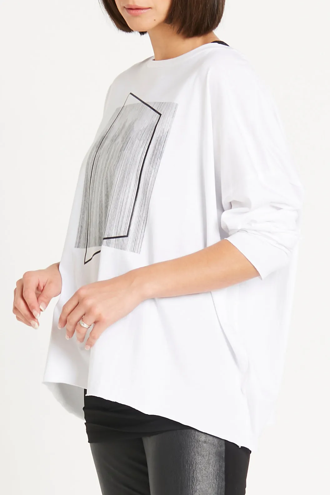 Pima Cotton Framed Luxury Boxy T