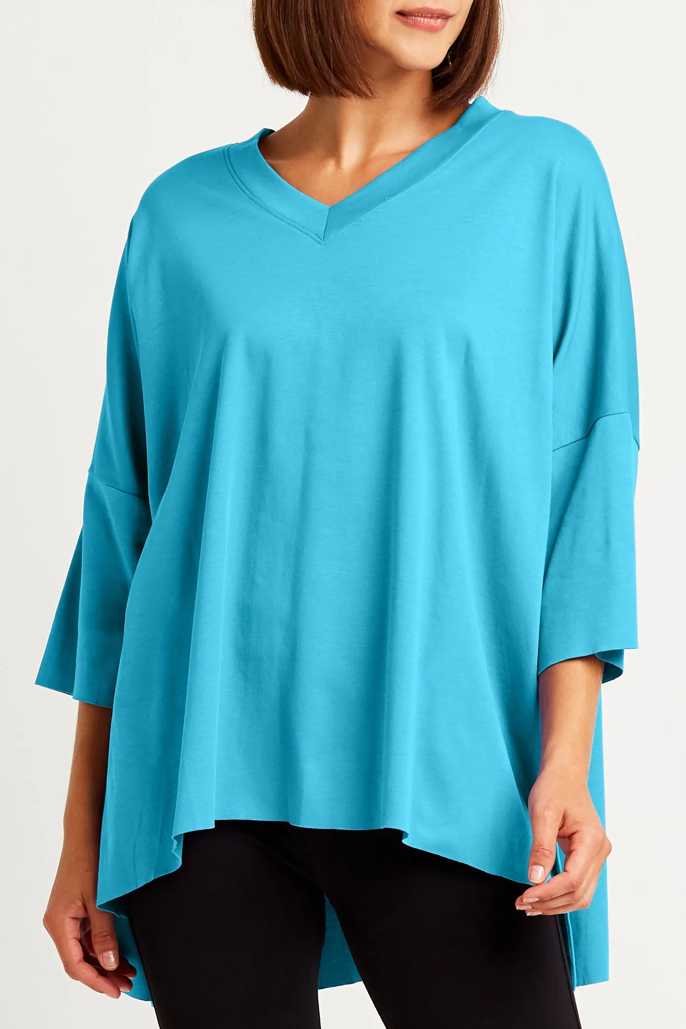 Pima Cotton S/S V Tee