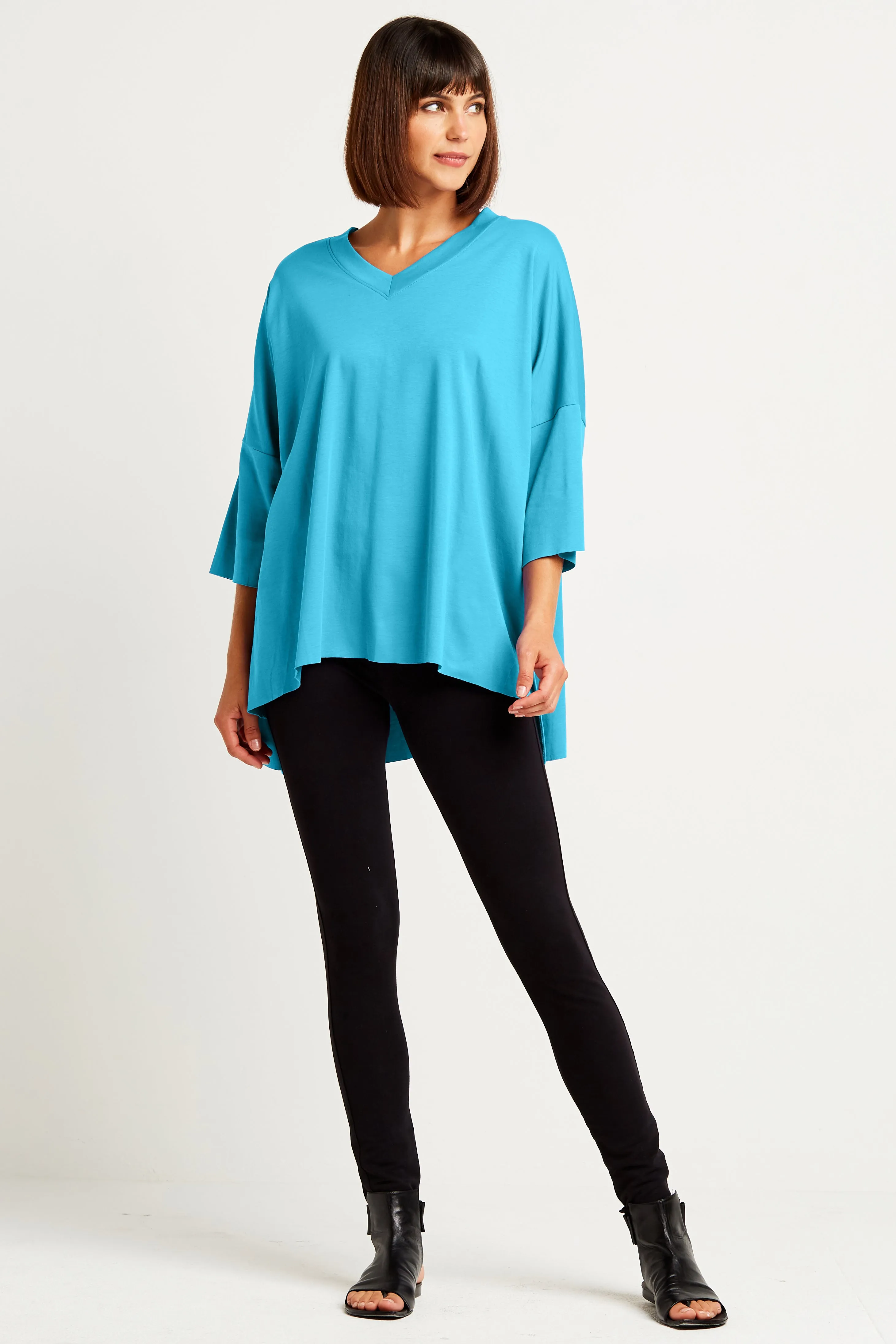Pima Cotton S/S V Tee
