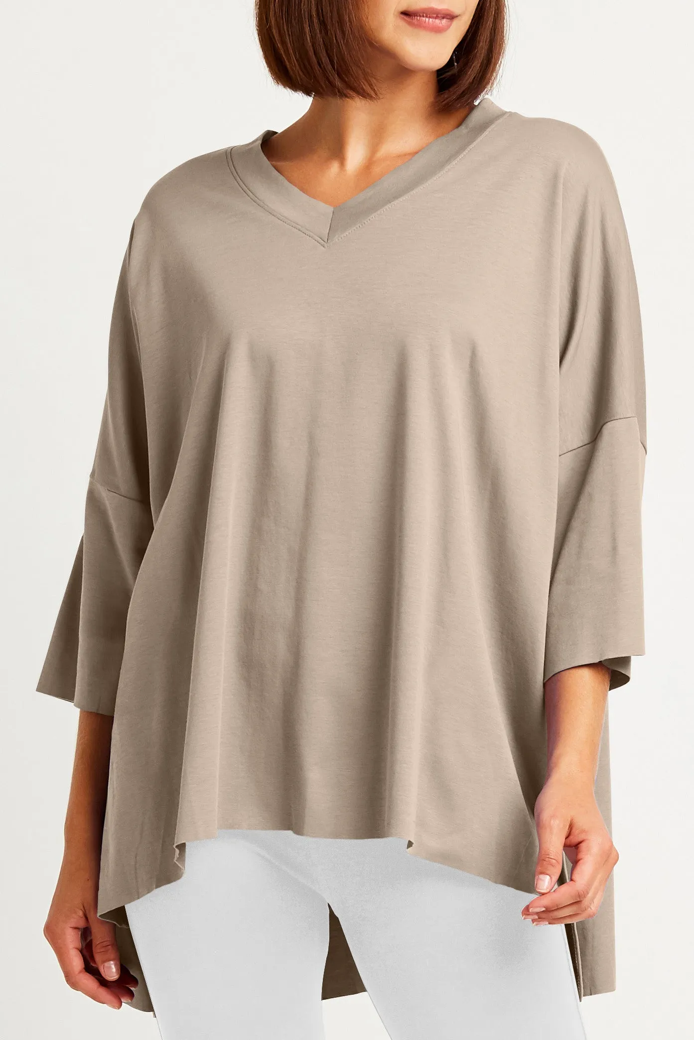 Pima Cotton S/S V Tee
