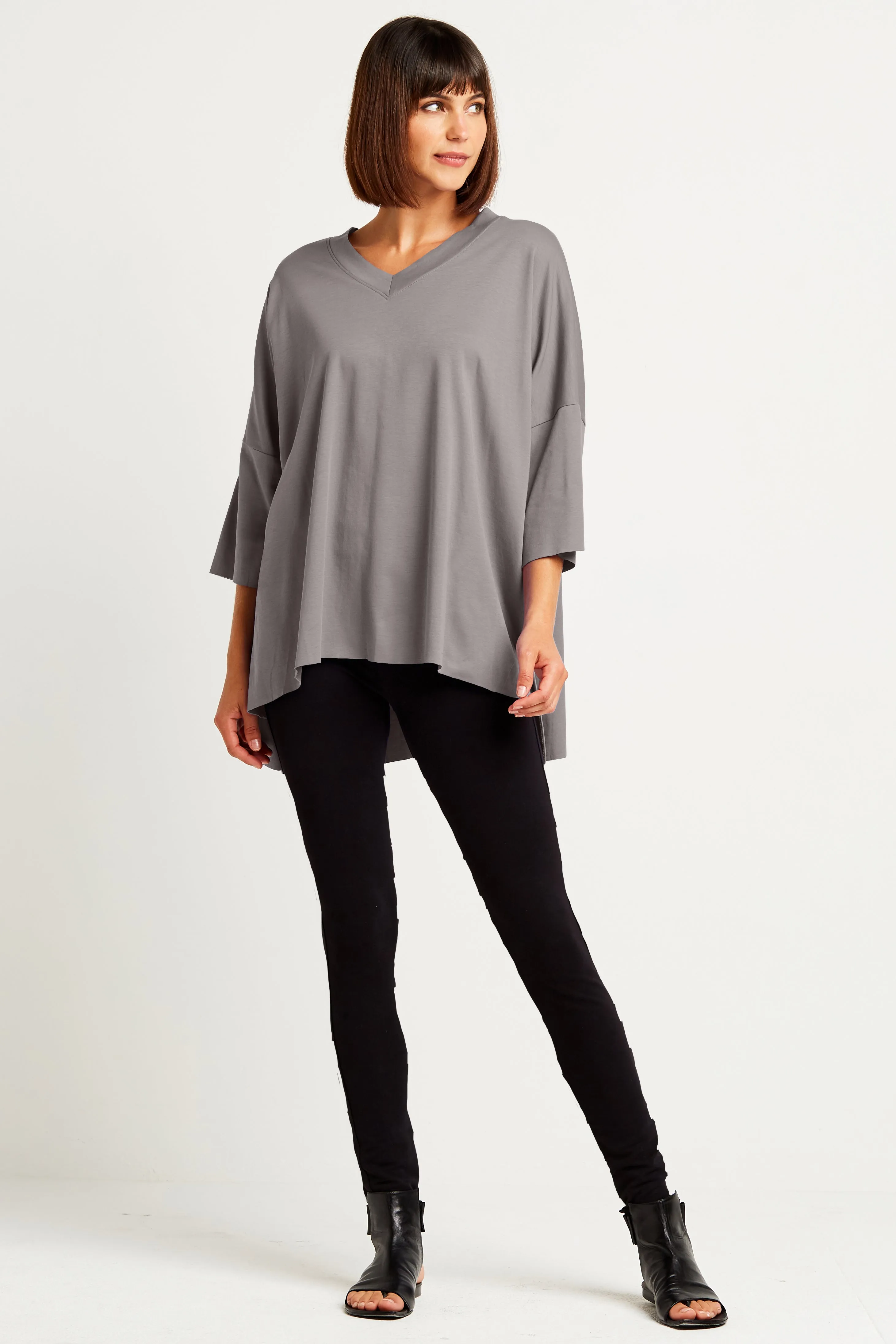 Pima Cotton S/S V Tee