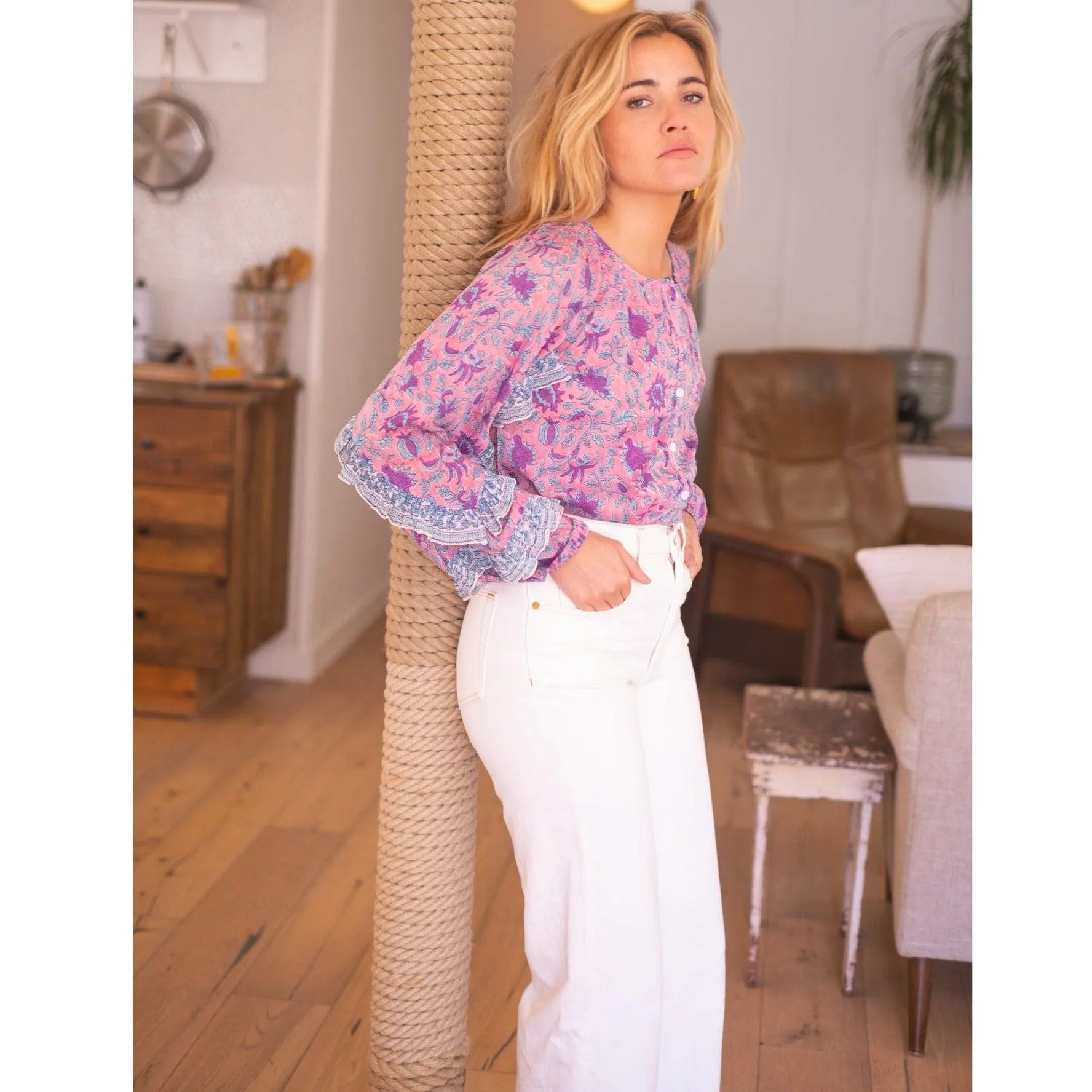 Pink Callie Blouse