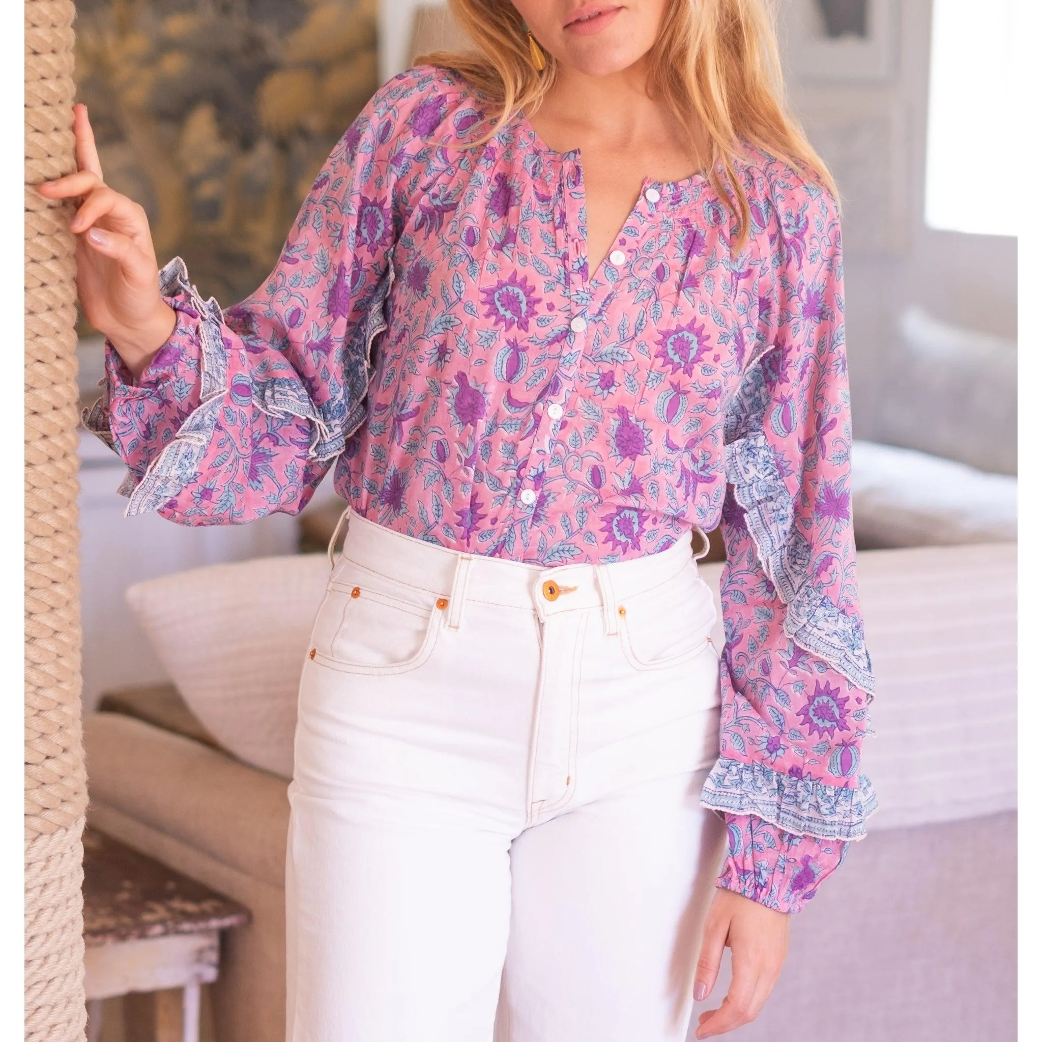 Pink Callie Blouse