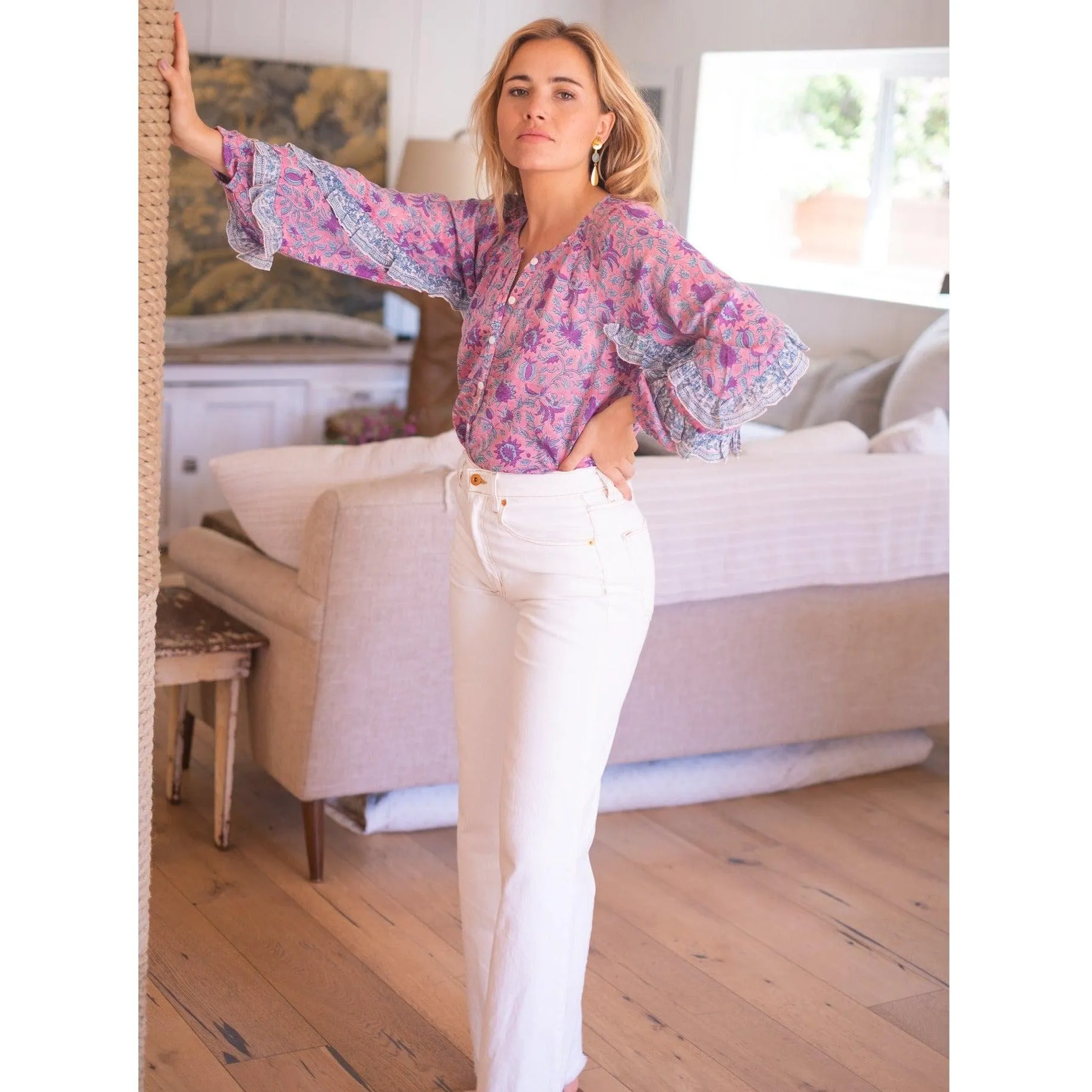 Pink Callie Blouse