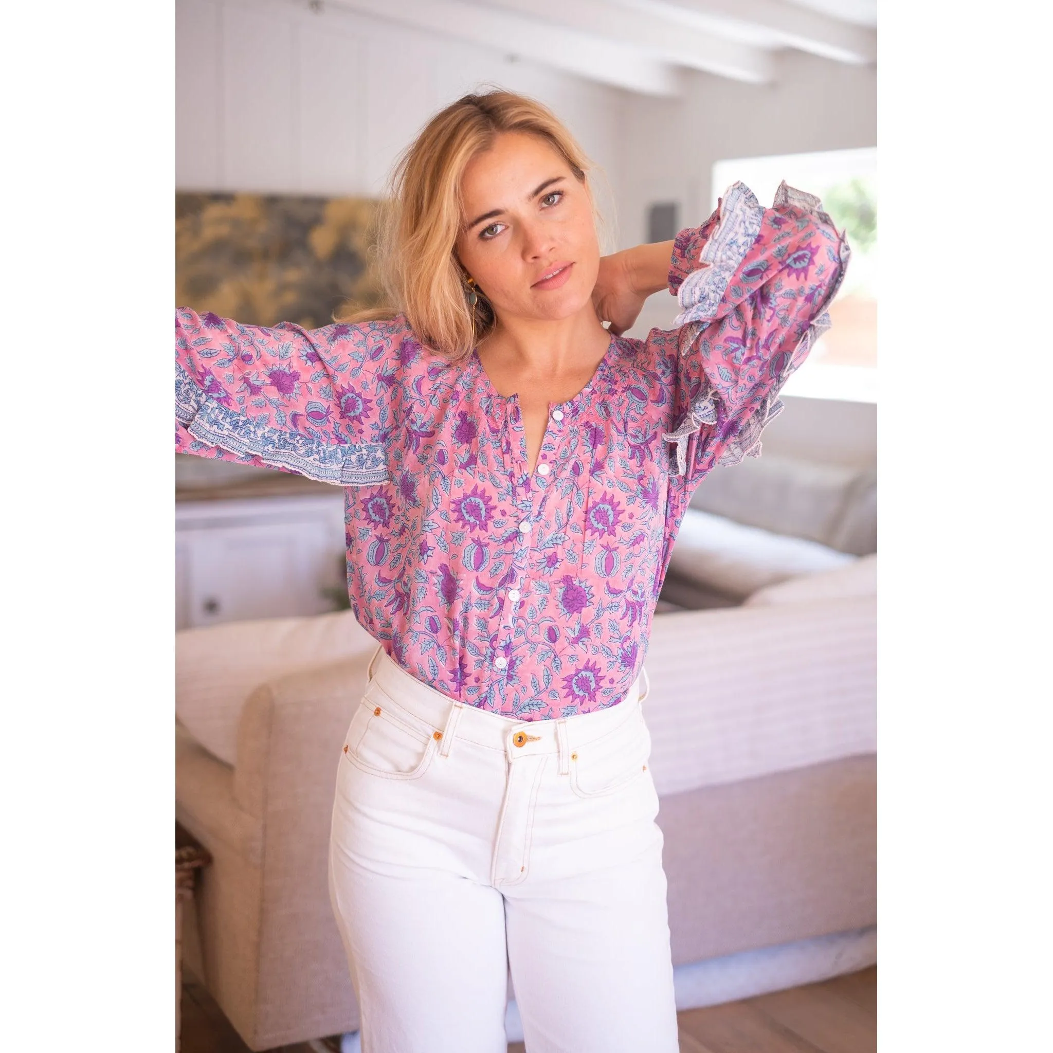 Pink Callie Blouse