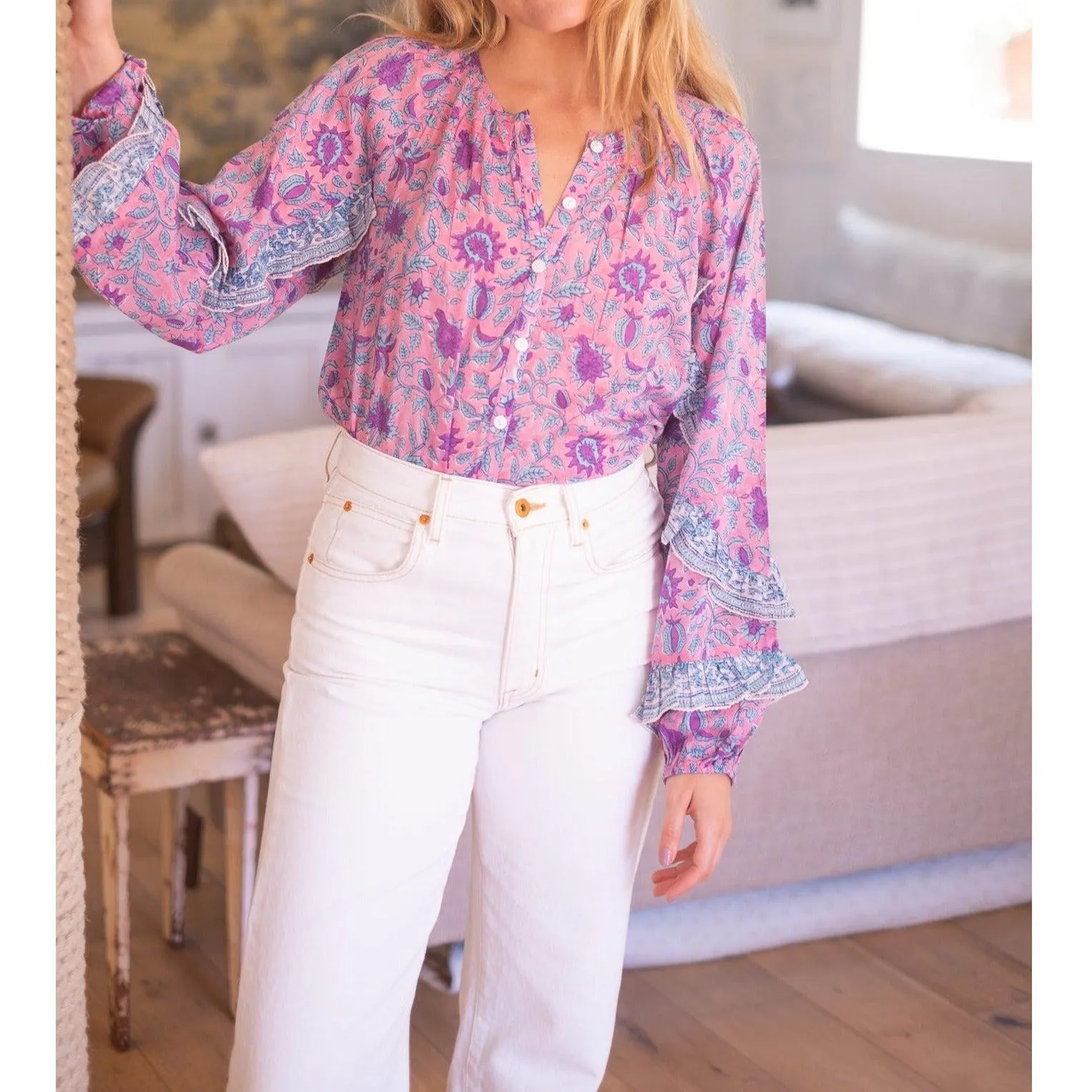 Pink Callie Blouse